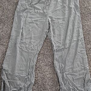 A New Day Black and White Checkered Pants